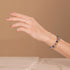 Chromata | Argent | Bracelet avec pierres d'humeur